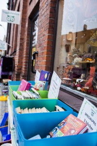 There are many second hand shops in Lund. Photo: Jens Hunt.