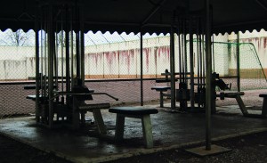 In the ward there is a football field as well as a gym. Photo: Tor Gasslander