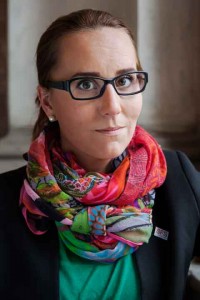 Rebecka Stenqvist, the chairperson of the Swedish National Union of Students, SFS. Photo: SFS