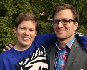 The project leaders Matilda Nilsson and Albin Junhede. Photo: Press