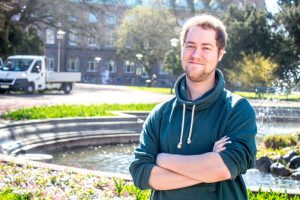 Today, Jack Senften is vice-chairperson for the Social Sciences Student Union. Photo: Christina Zhou
