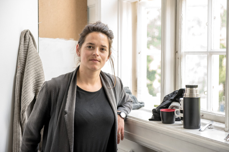 “The decision is absurd. At the same time, we hope that it will be changed so as to not affect new students”, says Selma Sjösted, recent student at the Art Academy. Photo: Lukas Herbers
