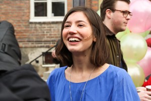 Clara Luthman is the Head of Communication for Lundakarnevalen 2014. Photo: Lukas Norrsell